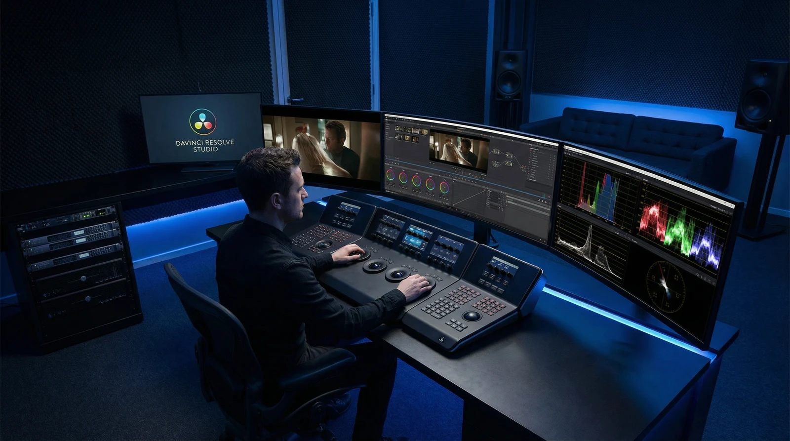 黑丝专业调色后期制作室